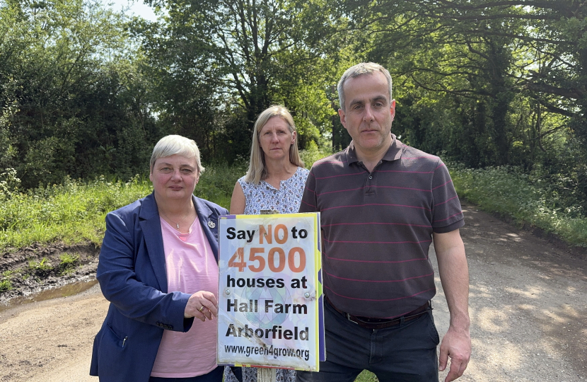 The Lib Dems broke promises and held up progress of the Local Plan to get themselves elected in the local and general elections but have now voted to concrete over our countryside with excessive development.