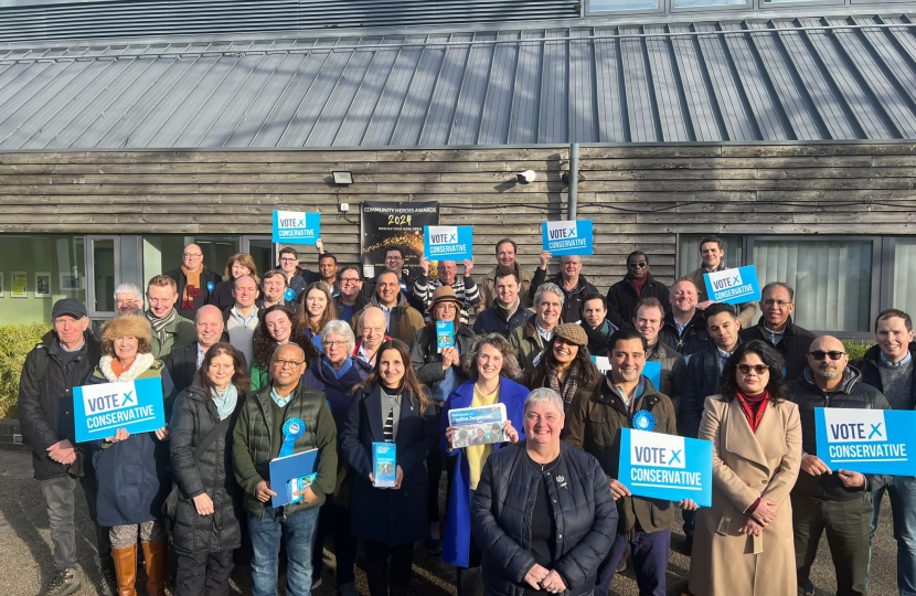 Conservative team in Woodley