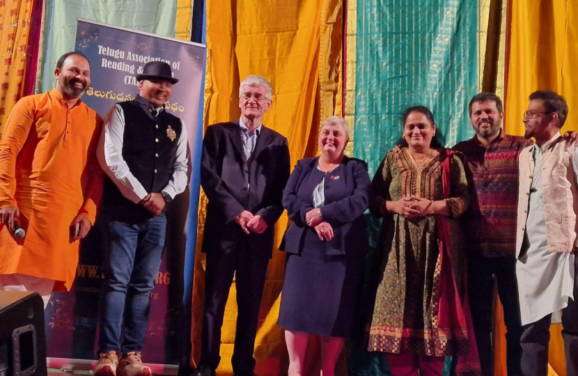 Norman and Pauline Jorgensen with Dr Jyotsna Srikanth 