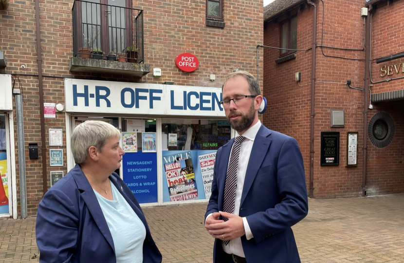 Matt Barber and Pauline at Maiden Place Earley