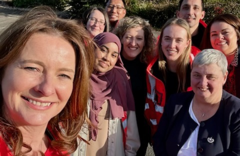 Gillian, Pauline and the apprentices