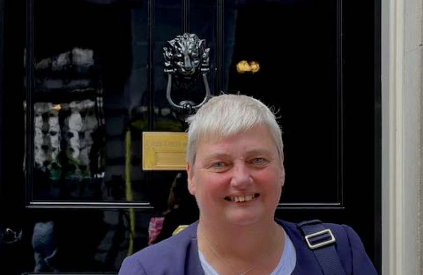 Pauline Jorgensen at 10 Downing Street 