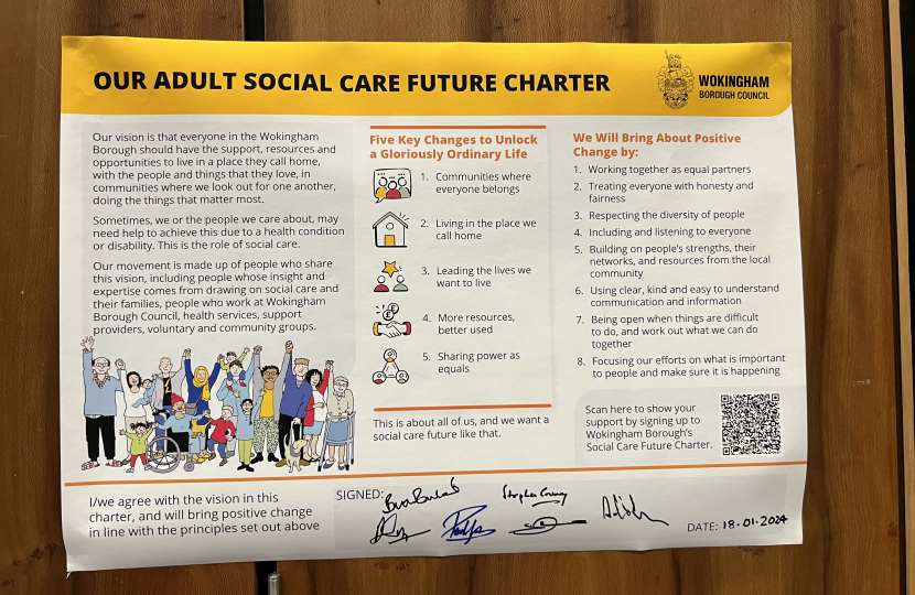 Signed social care charter