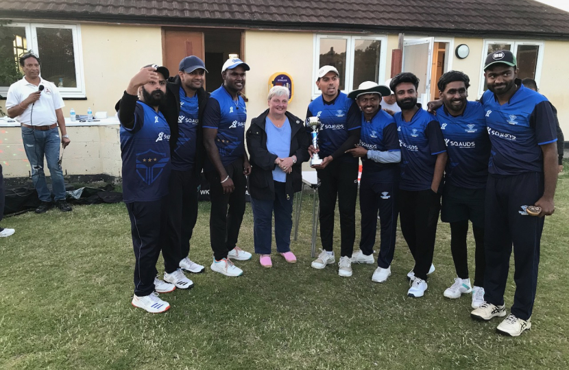 Mens cricket team winners