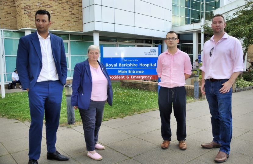 Pauline Jorgensen, Ross McKinnon, Jack Rankin MP and Raj Singh at RBH