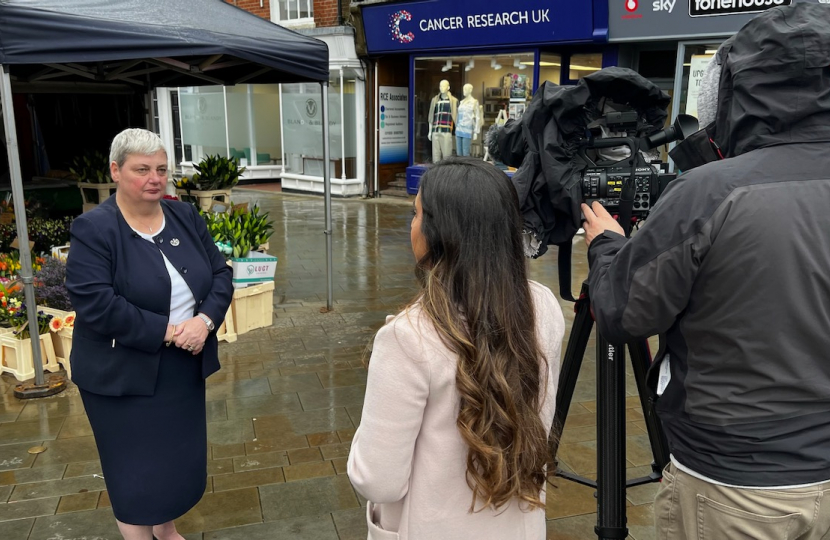 Interviews in Wokingham Town centre