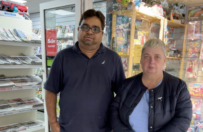 Pauline talked to shopkeepers in Woodley about the impact of parking charge increases