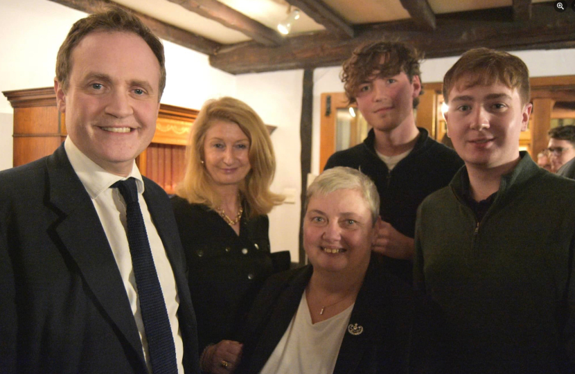 Tom Tugendhat and Pauline 