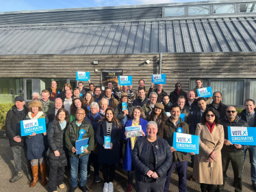 Conservative team in Woodley