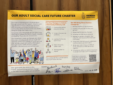 Signed social care charter