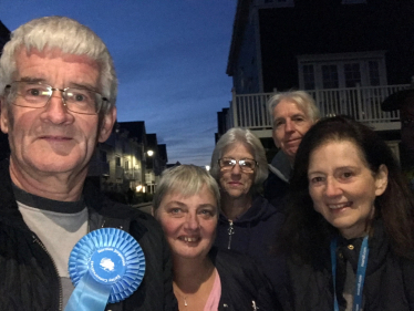 Pauline and team in Green Park Village