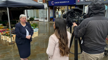 Interviews in Wokingham Town centre